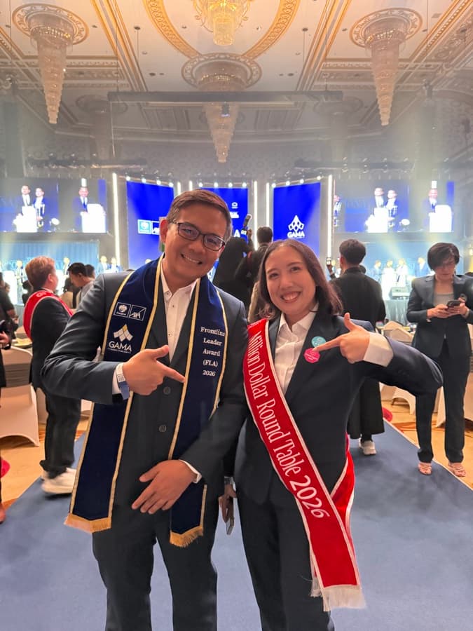 โอ และ ปอ รับรางวัล GAMA Frontline Leader Award และ MDRT ปี 2026