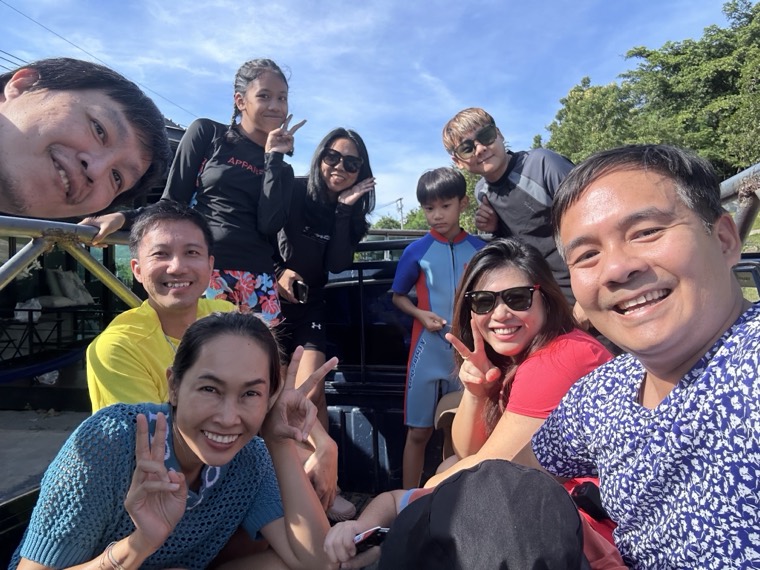 ทริปเที่ยวกับทีมและครอบครัว